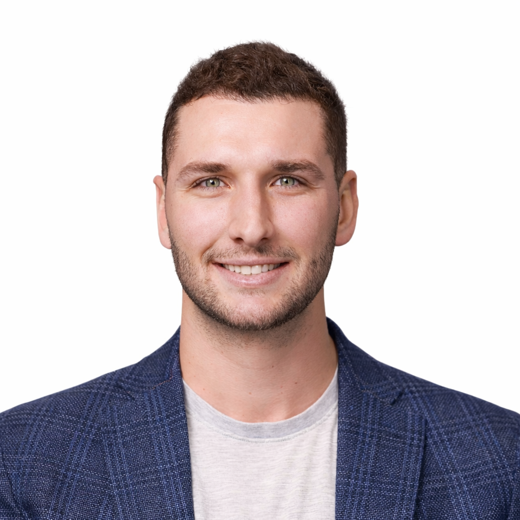 Headshot of Bryce Blackwell, Head of Product