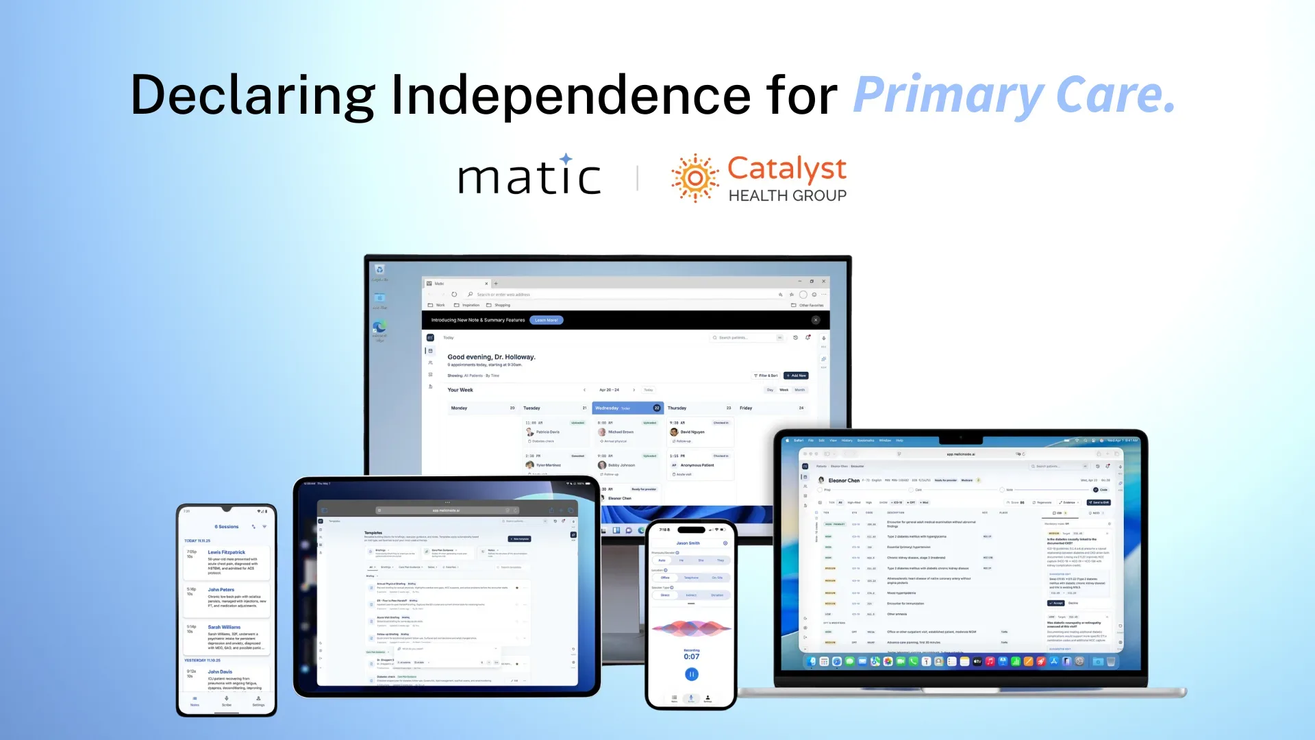Matic for Primary Care